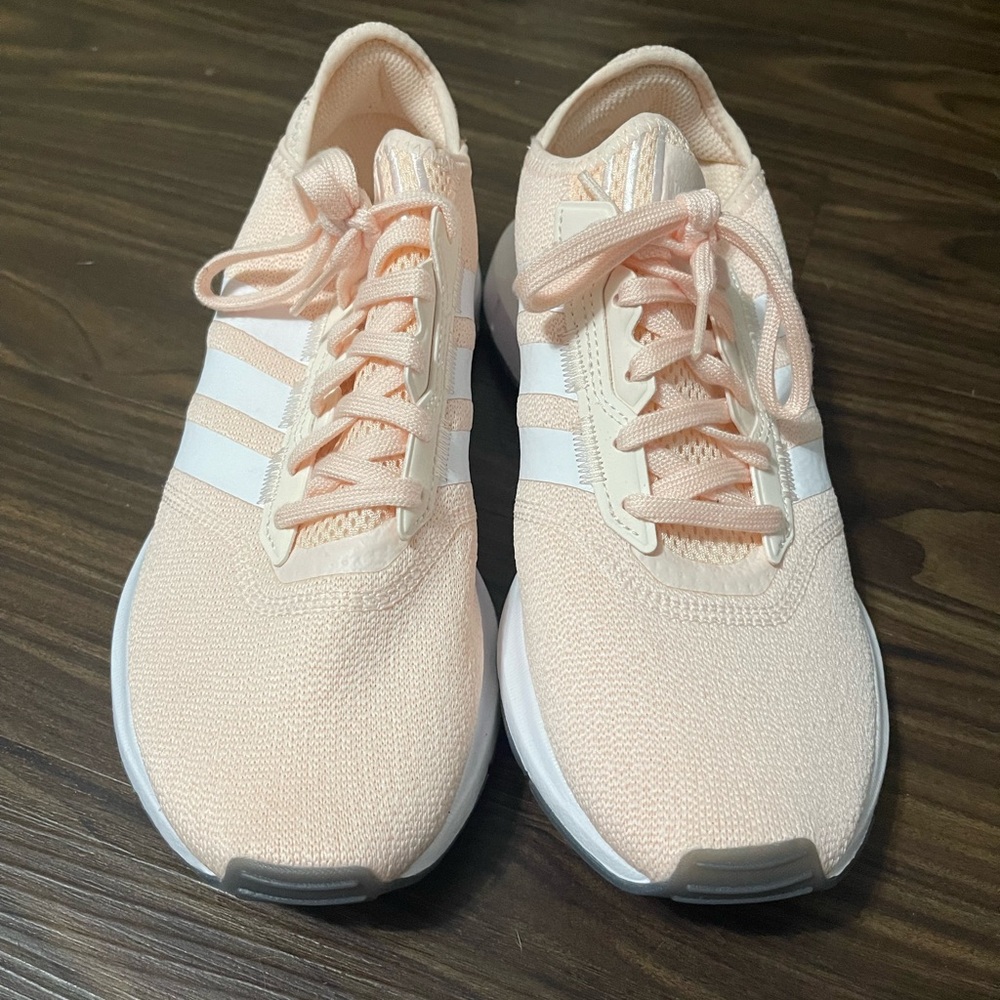 Blush Adidas Swift Runs, size 9